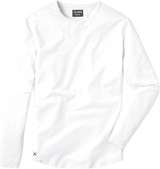 AO Universal Men’s Long Sleeve Tee (Curve-Hem, Classic Fit)