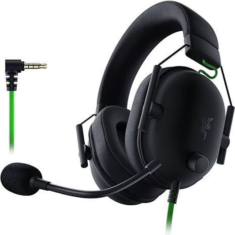 Razer BlackShark V2 X Gaming Headset: 7.1 Surround Sound - 50mm Drivers - Memory Foam Cushion - For PC, PS4, PS5, Switch - 3.5mm Audio Jack
