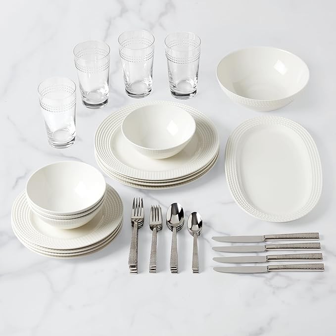 KATE SPADE Ks Wickford 38Pc Set, 24.00, White