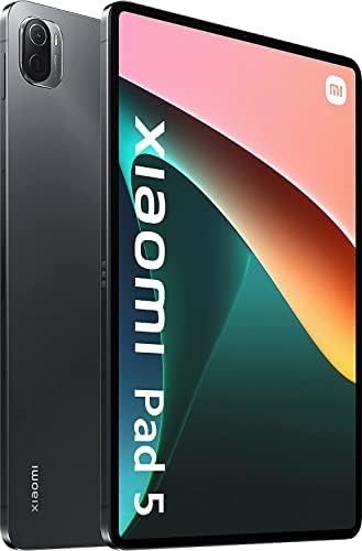 Xiaomi Pad 5 WiFi Only 11 inches 120Hz 8720mAh Bluetooth 5.0 Four Speakers Dolby Atmos 13 Mp Camera + Fast Car 51W Charger Bundle (Cosmic Gray, 256GB + 6GB)
