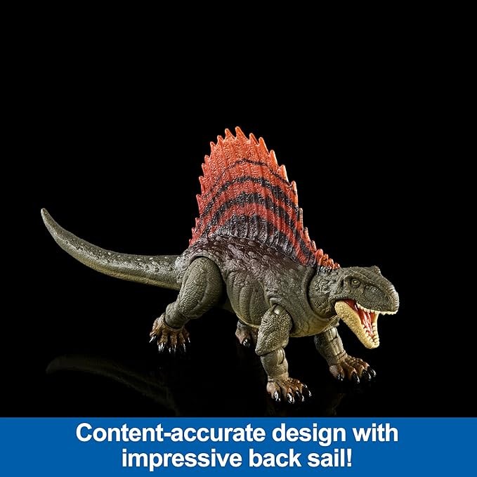 Jurassic World Dominion Hammond Collection Dimetrodon Dinosaur Figure, Premium Design & Articulation, Collectible Toy