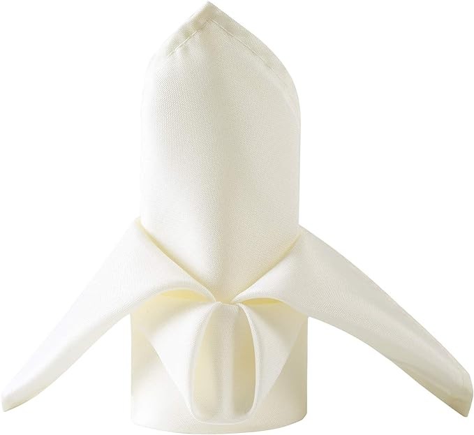 Bailarina Cloth Napkins Set of 80,17x17 inches Dinner Napkins Cloth Washable,Polyester Square Table Cloth Napkin Bulk with Hemmed Edges Ideal for Banquets, Parties and Weddings