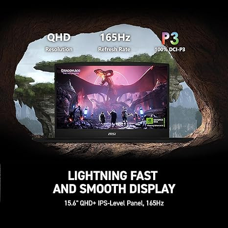 msi Katana 15 HX 15.6” 165Hz QHD+ Gaming Laptop: Intel Core i9-14900HX, NVIDIA Geforce RTX 5070, 32GB DDR5, 1TB NVMe SSD, RGB Keyboard, Win 11 Home: Black B14WGK-016US